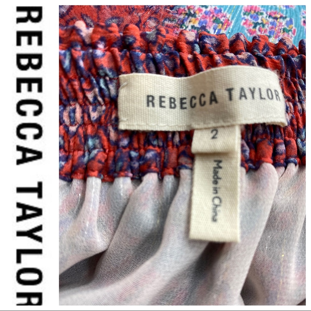 πSALEπ Rebecca Taylor Amanda Pink Silk Dress - Picture 9 of 12